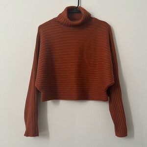 New Look turtle neck Sweater in Rust